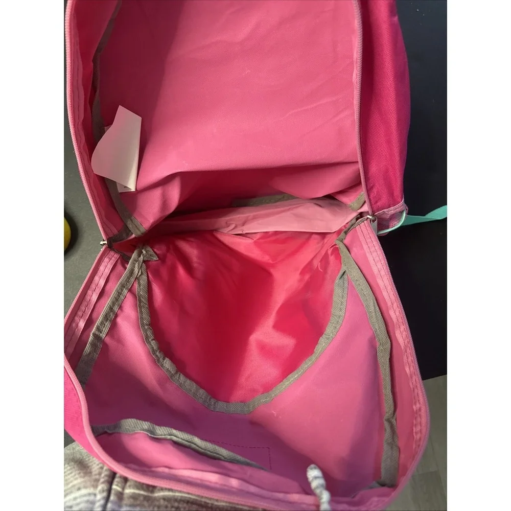 Trailmaker Pink Ad Aqua School Bag Backpack 17 Inch Classic Hiking Travel